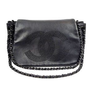 Chanel Black Lambskin Flap Bag